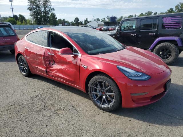 5YJ3E1EA1LF611652 - 2020 TESLA MODEL 3 RED photo 4