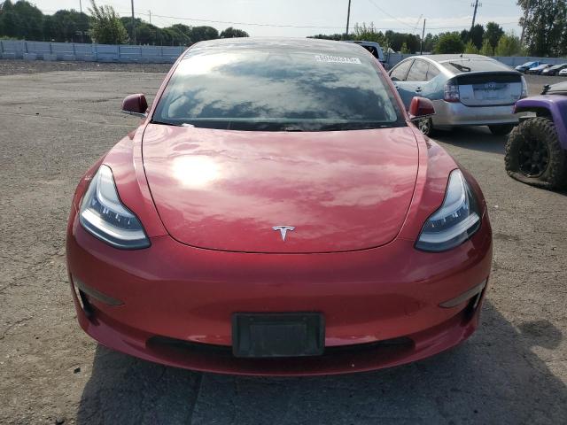 5YJ3E1EA1LF611652 - 2020 TESLA MODEL 3 RED photo 5