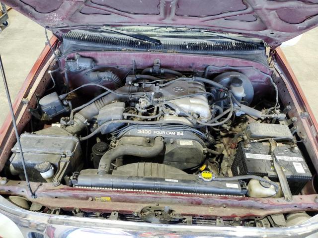 5TEGN92NX2Z106343 - 2002 TOYOTA TACOMA DOUBLE CAB PRERUNNER RED photo 11