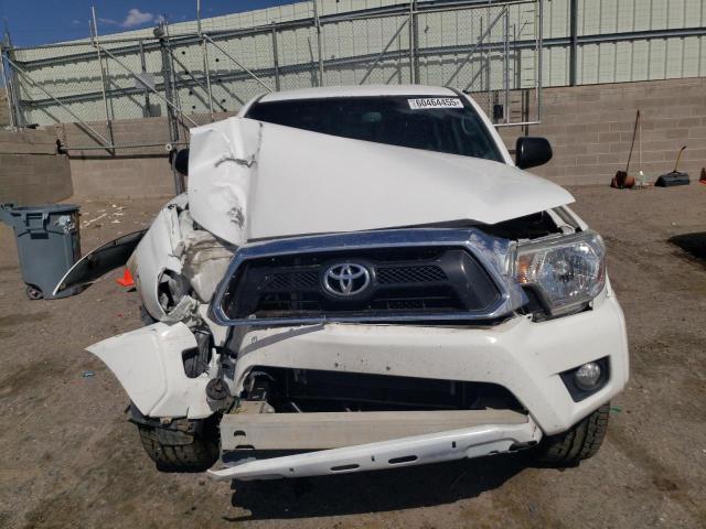 5TFJU4GNXDX044070 - 2013 TOYOTA TACOMA DOUBLE CAB PRERUNNER WHITE photo 5