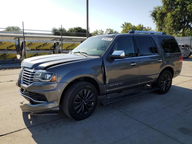 5LMJJ2HT5FEJ10073 - 2015 LINCOLN NAVIGATOR 灰色 照片 1