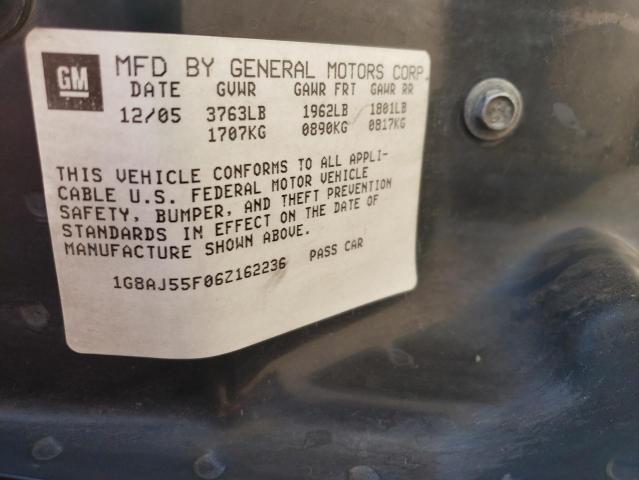 1G8AJ55F06Z162236 - 2006 SATURN ION LEVEL 2 银色 照片 12