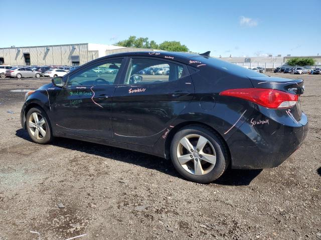 5NPDH4AE5BH004210 - 2011 HYUNDAI ELANTRA GLS BLACK photo 2