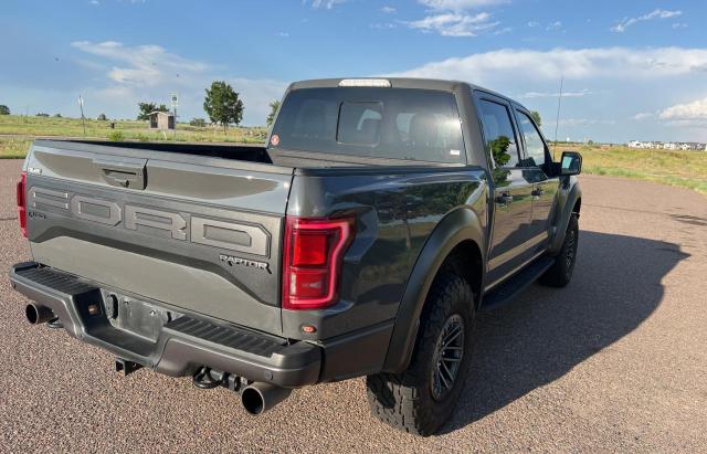 1FTFW1RG5LFA39067 - 2020 FORD F150 RAPTOR GRAY photo 4