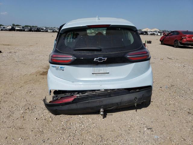 1G1FW6S07N4123330 - 2022 CHEVROLET BOLT EV 1LT BLUE photo 6