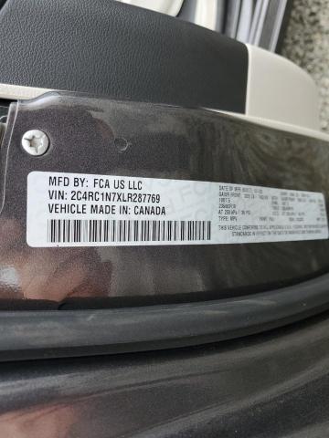 2C4RC1N7XLR287769 - 2020 CHRYSLER PACIFICA HYBRID LIMITED GRAY photo 12