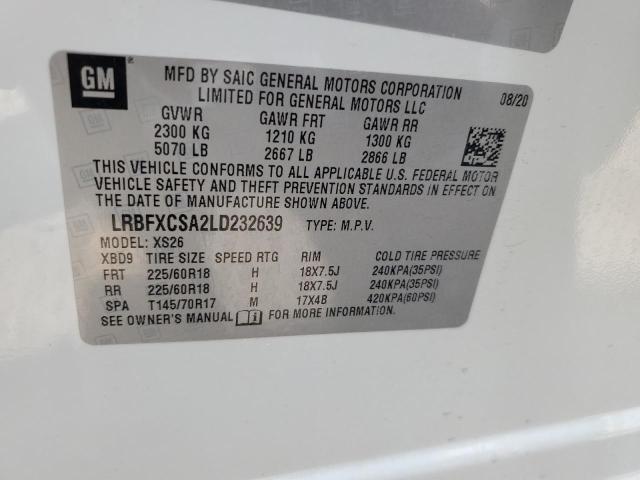 LRBFXCSA2LD232639 - 2020 BUICK ENVISION ESSENCE Ağ foto 13