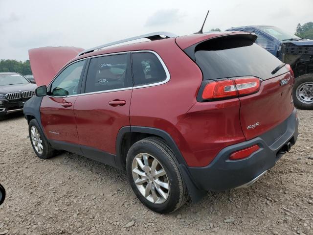 1C4PJMDSXFW609620 - 2015 JEEP CHEROKEE LIMITED RED photo 2