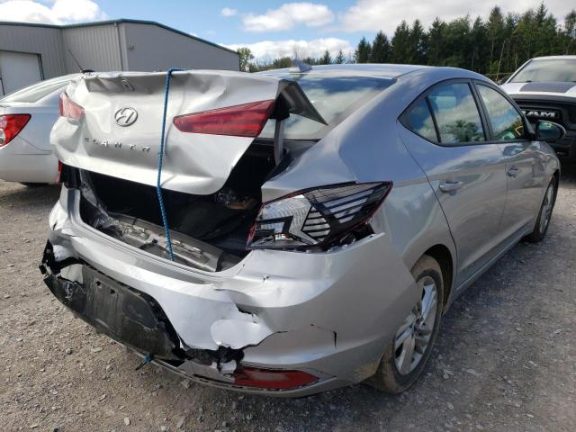 5NPD84LF6LH552644 - 2020 HYUNDAI ELANTRA 4D SEL SILVER photo 4