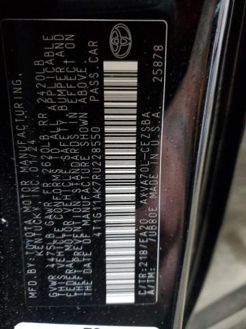 4T1G11AK7RU228550 - 2024 TOYOTA CAMRY SE NIGHT SHADE BLACK photo 13