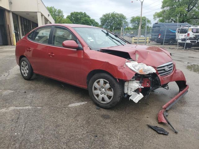 KMHDU46D09U676618 - 2009 HYUNDAI ELANTRA GLS RED photo 4