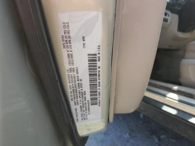 4S4BP86C954322278 - 2005 SUBARU LEGACY OUTBACK H6 R LL BEAN BEIGE photo 13