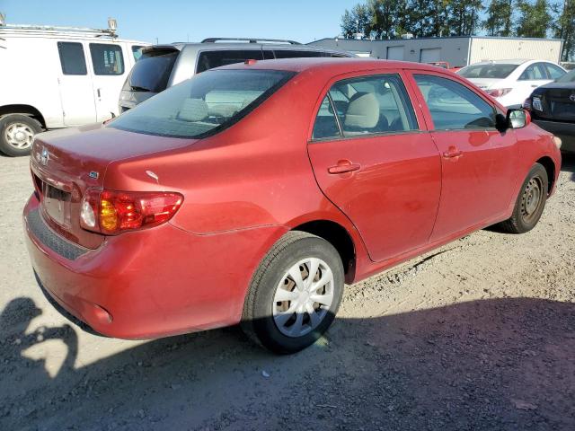 JTDBL40E699042443 - 2009 TOYOTA COROLLA BASE RED photo 3