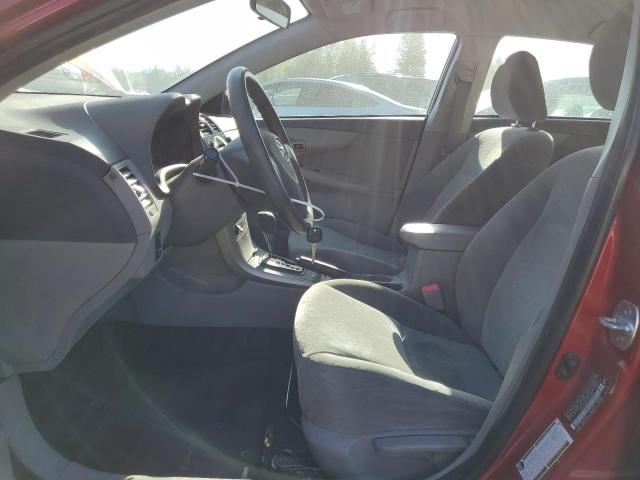 JTDBL40E699042443 - 2009 TOYOTA COROLLA BASE RED photo 7