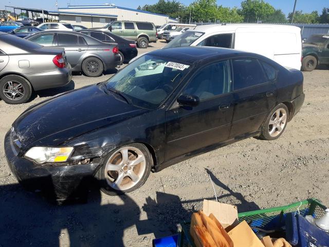 4S3BL626067206455 - 2006 SUBARU LEGACY 2.5I LIMITED BLACK photo 1