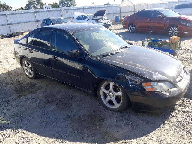 4S3BL626067206455 - 2006 SUBARU LEGACY 2.5I LIMITED BLACK photo 4