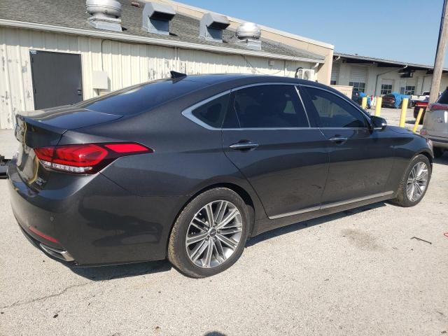 KMHGN4JEXJU270408 - 2018 GENESIS G80 BASE CHARCOAL photo 3