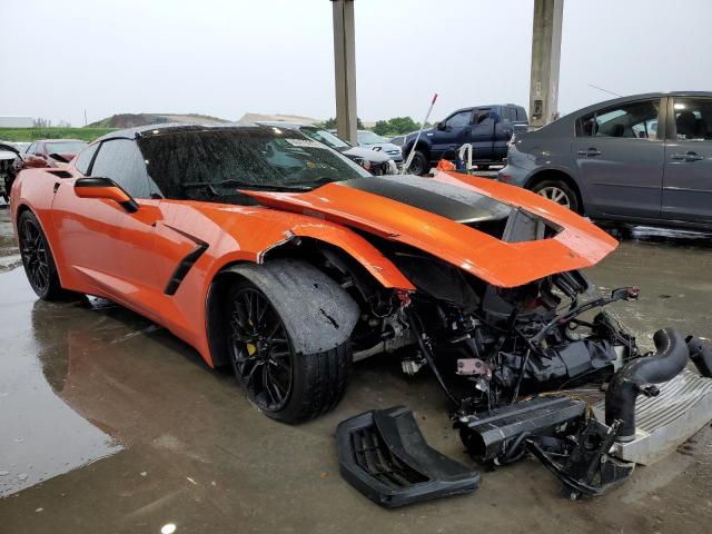 1G1YB2D70F5105772 - 2015 CHEVROLET CORVETTE STINGRAY 1LT ORANGE photo 1