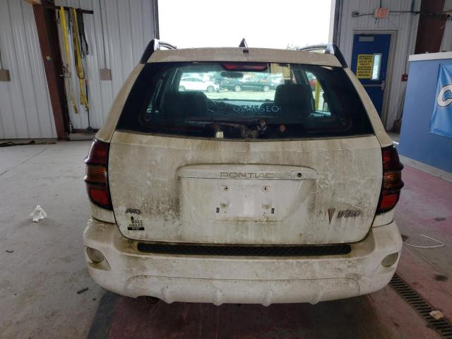 5Y2SM638X5Z465826 - 2005 PONTIAC VIBE WHITE photo 6