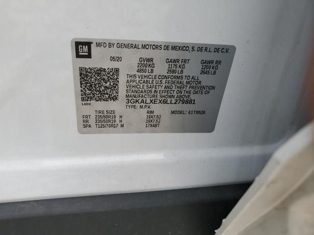 3GKALXEX6LL279881 - 2020 GMC TERRAIN DENALI WHITE photo 13