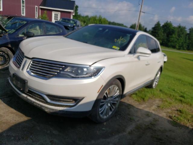 2LMTJ8LR3GBL60181 - 2016 LINCOLN MKX RESERVE WHITE photo 1