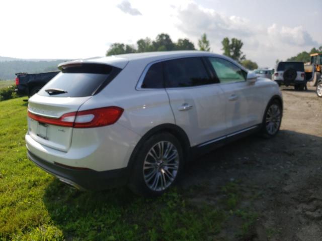 2LMTJ8LR3GBL60181 - 2016 LINCOLN MKX RESERVE თეთრი ფოტო 3