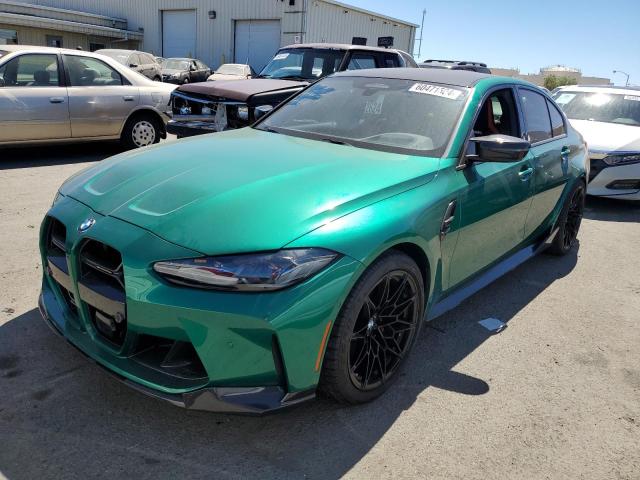 WBS33AY04MFL18746 - 2021 BMW M3 COMPETITION GREEN photo 1