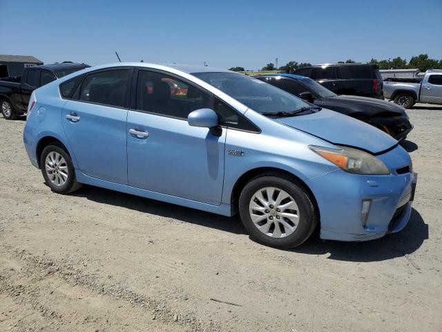 JTDKN3DP7C3020090 - 2012 TOYOTA PRIUS PLUG BLUE photo 4