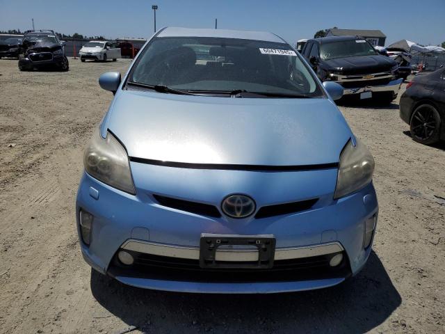JTDKN3DP7C3020090 - 2012 TOYOTA PRIUS PLUG BLUE photo 5