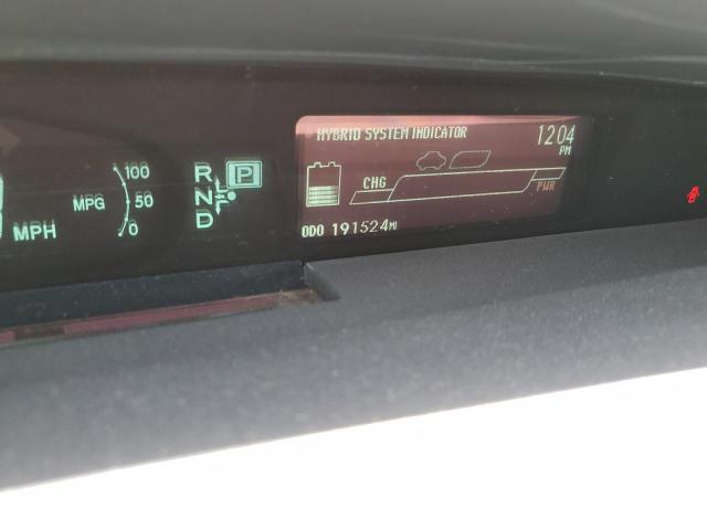 JTDKN3DP7C3020090 - 2012 TOYOTA PRIUS PLUG BLUE photo 9