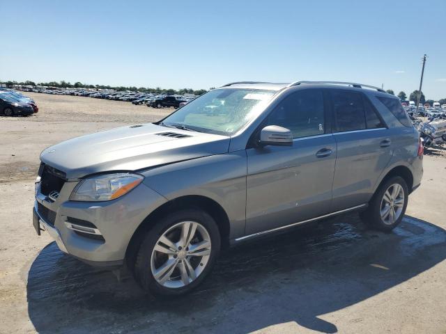 4JGDA5HBXEA271257 - 2014 MERCEDES-BENZ ML 350 4MATIC GRAY photo 1