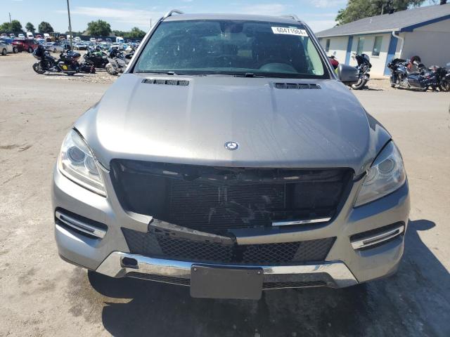 4JGDA5HBXEA271257 - 2014 MERCEDES-BENZ ML 350 4MATIC GRAY photo 5