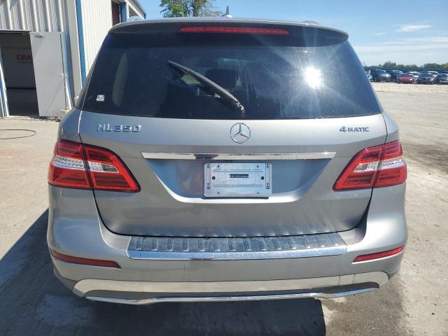 4JGDA5HBXEA271257 - 2014 MERCEDES-BENZ ML 350 4MATIC GRAY photo 6