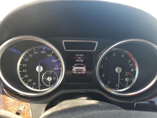 4JGDA5HBXEA271257 - 2014 MERCEDES-BENZ ML 350 4MATIC GRAY photo 9