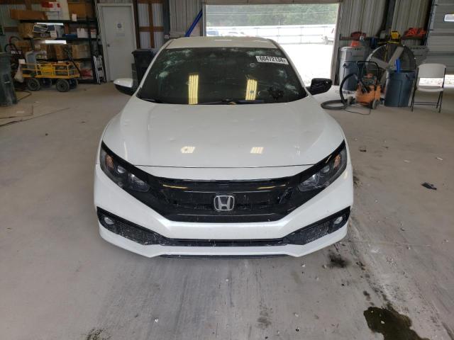 2HGFC2F80LH602098 - 2020 HONDA CIVIC SPORT WHITE photo 5