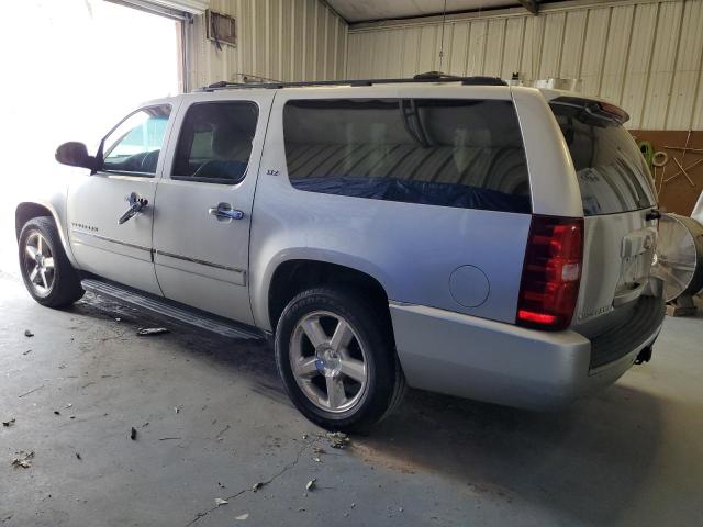 1GNSCKE08BR173050 - 2011 CHEVROLET SUBURBAN C1500 LTZ SILVER photo 2