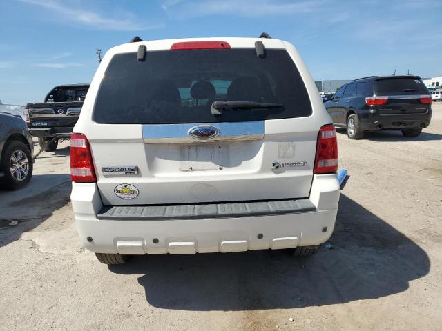 1FMCU49349KA33229 - 2009 FORD ESCAPE HYBRID WHITE photo 6