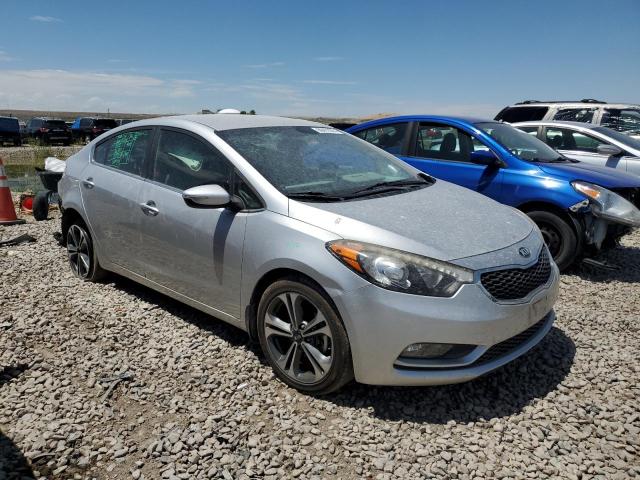 KNAFX4A85E5207153 - 2014 KIA FORTE EX SILVER photo 4