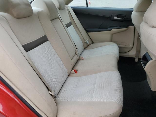 4T1BF1FK6CU566887 - 2012 TOYOTA CAMRY BASE RED photo 10