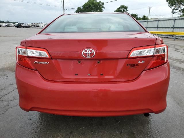 4T1BF1FK6CU566887 - 2012 TOYOTA CAMRY BASE RED photo 6