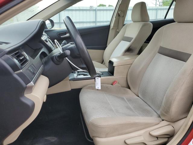 4T1BF1FK6CU566887 - 2012 TOYOTA CAMRY BASE RED photo 7