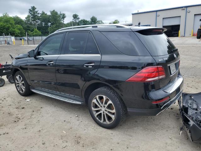 4JGDA5HB5GA626872 - 2016 MERCEDES-BENZ GLE 350 4MATIC BLACK photo 2