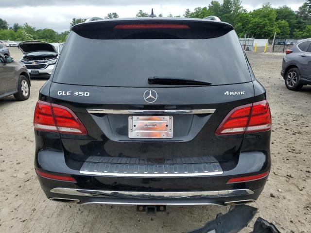 4JGDA5HB5GA626872 - 2016 MERCEDES-BENZ GLE 350 4MATIC BLACK photo 6