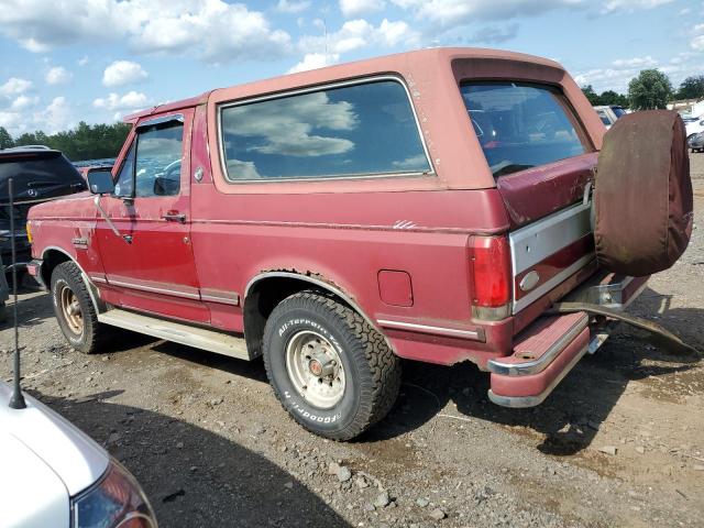 1FMEU15N4MLA36407 - 1991 FORD BRONCO U100 RED photo 2