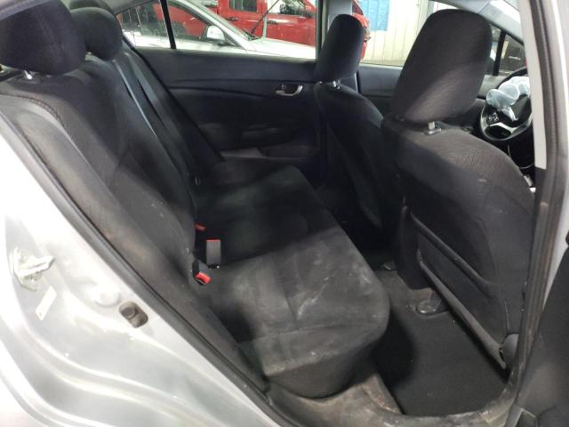 2HGFB2F50DH559697 - 2013 HONDA CIVIC LX SILVER photo 10