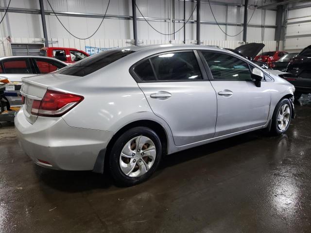 2HGFB2F50DH559697 - 2013 HONDA CIVIC LX SILVER photo 3