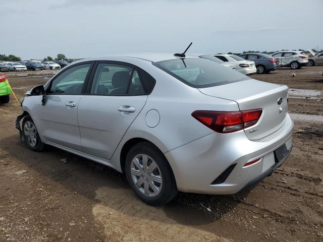 3KPA24AD4ME412197 - 2021 KIA RIO LX SILVER photo 2