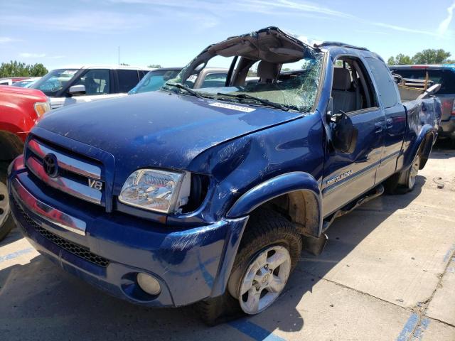 5TBBT441X6S487359 - 2006 TOYOTA TUNDRA ACCESS CAB SR5 BLUE photo 1
