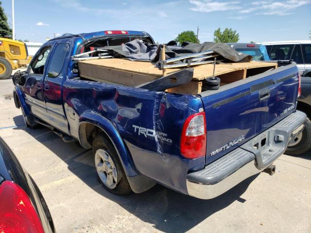 5TBBT441X6S487359 - 2006 TOYOTA TUNDRA ACCESS CAB SR5 BLUE photo 2