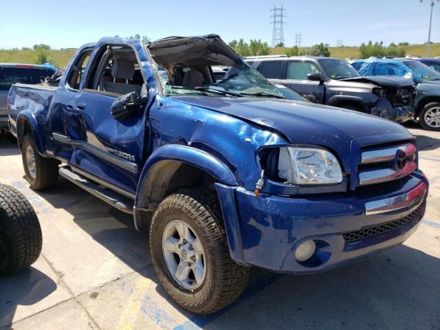 5TBBT441X6S487359 - 2006 TOYOTA TUNDRA ACCESS CAB SR5 BLUE photo 4